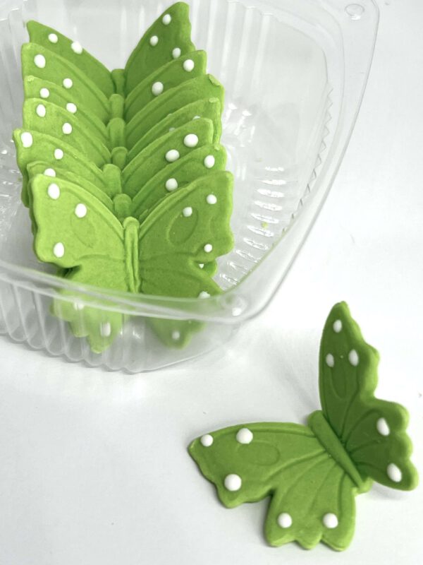 Schmetterling Set, grün 9 Stk.