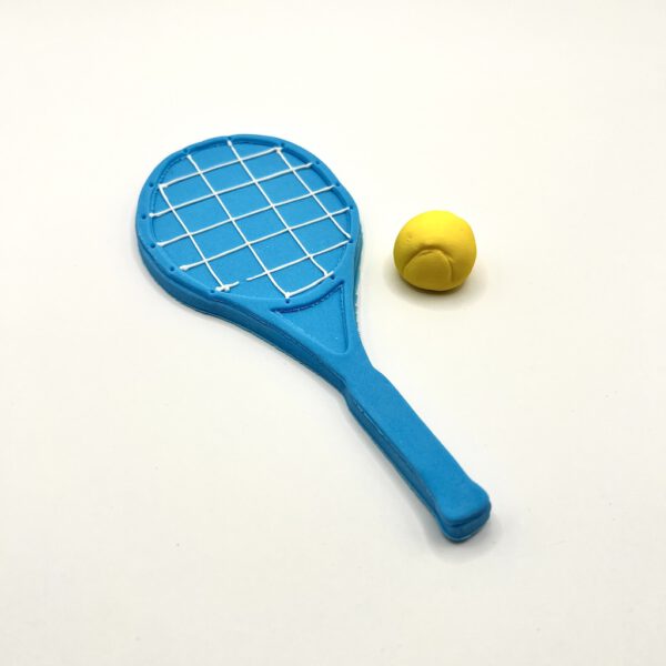 Tennis Schläger und Ball