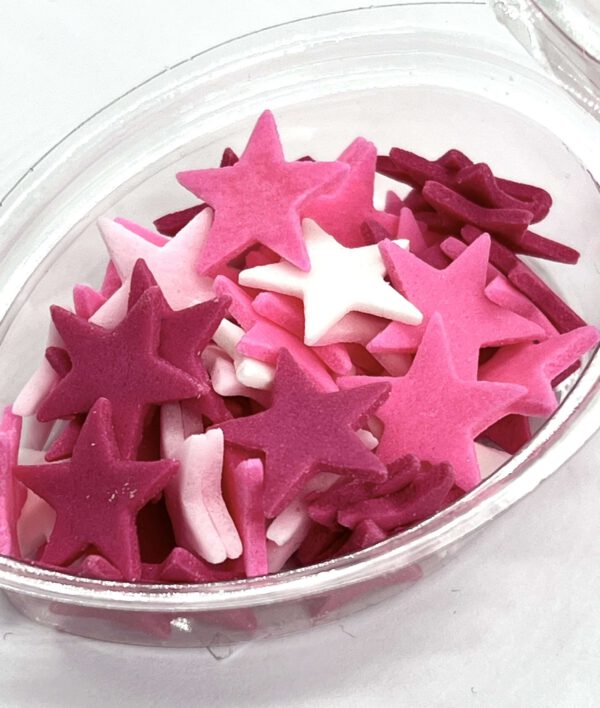Kleines gemischtes pinkes Sterne-Set