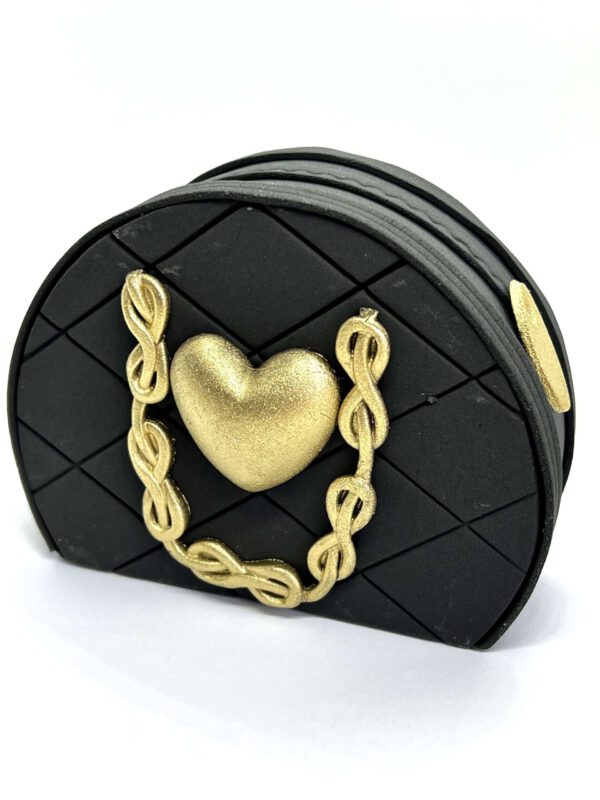 Schwarze Frauenhandtasche