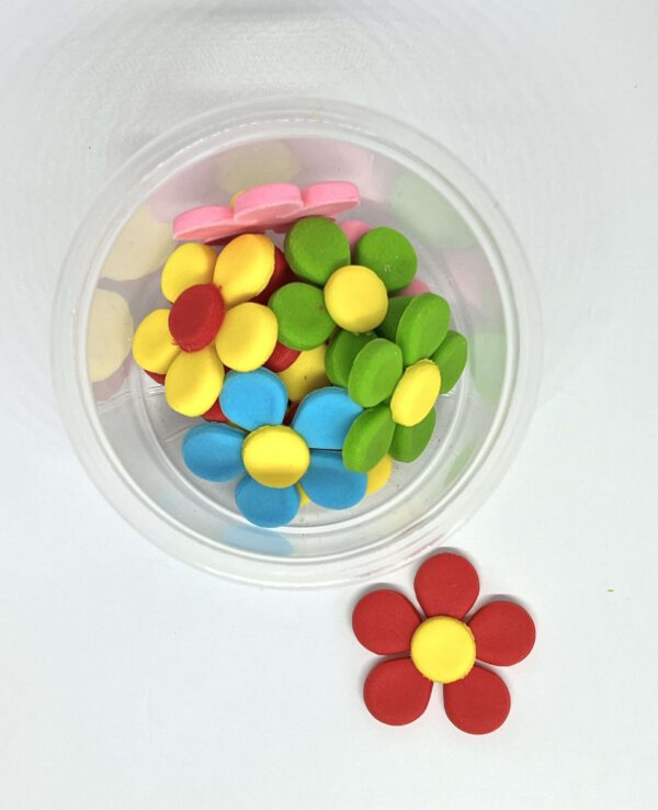Buntes medium Blumen Set 10 Stk.
