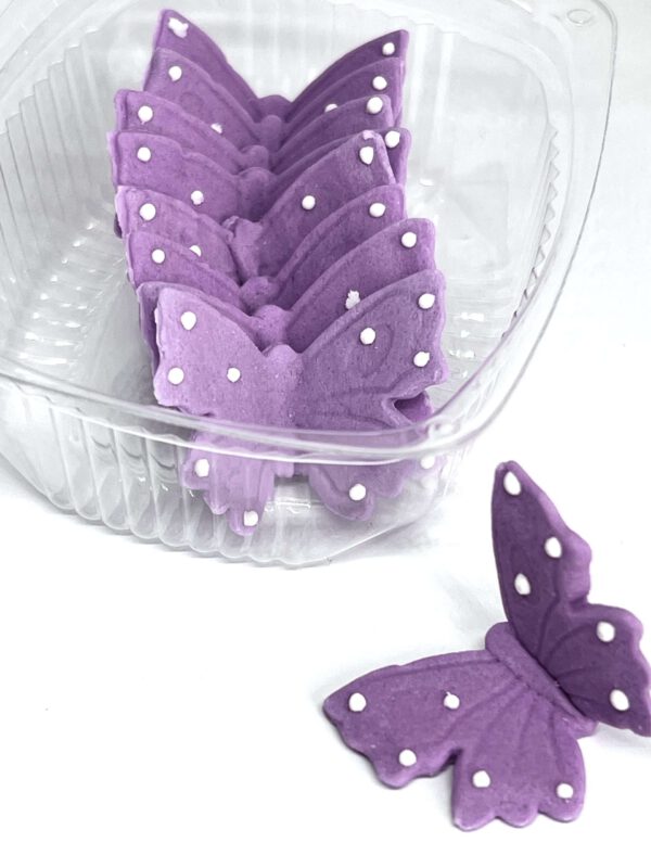 Schmetterling Set, lila 9 Stk.