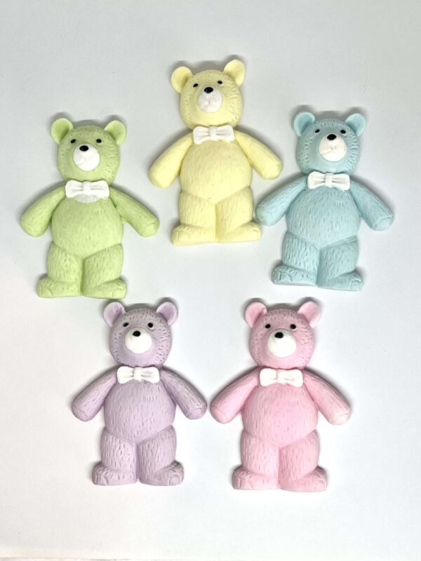 Pastel Teddybär Set 5 Stk.