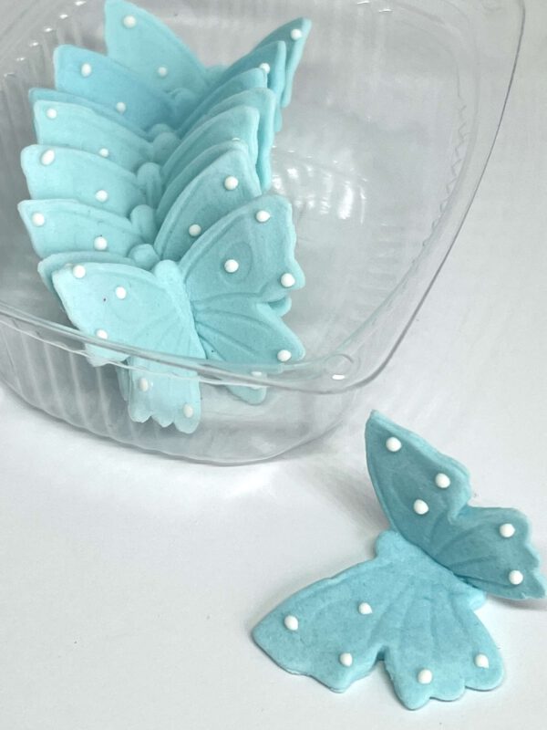 Schmetterling Set, hellblau 9 Stk.