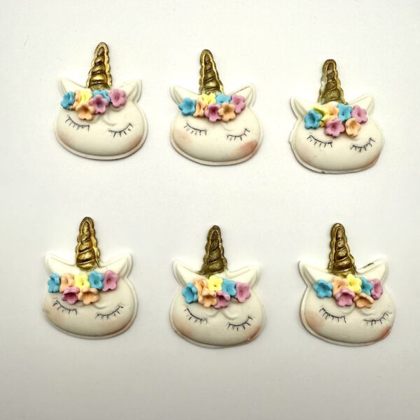 Einhorn Toppers 6 Stk.