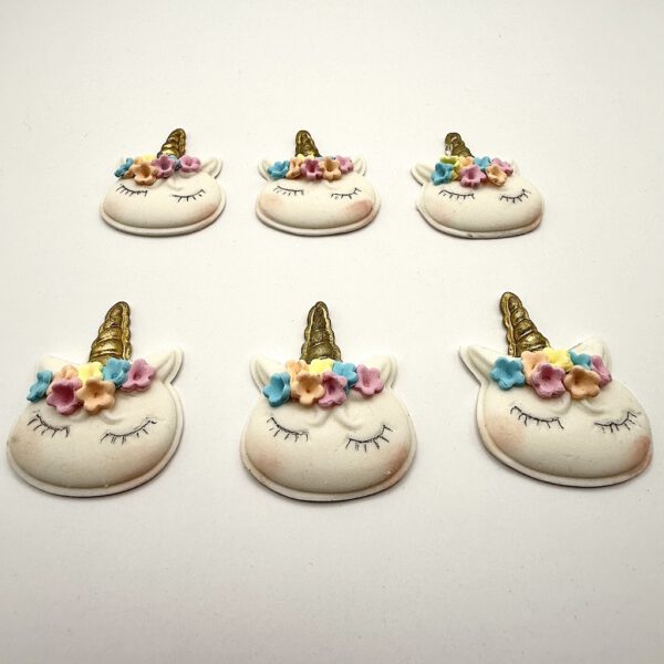 Einhorn Toppers 6 Stk. – Bild 2